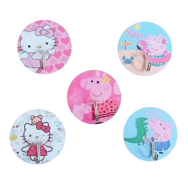 Bộ 5 móc dán tường (Giao màu ngẫu nhiên)