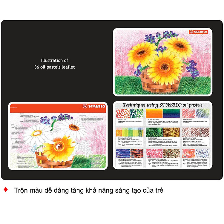 Bộ Bút Sáp Dầu Stabilo Trio OP2612 - Ảnh 6