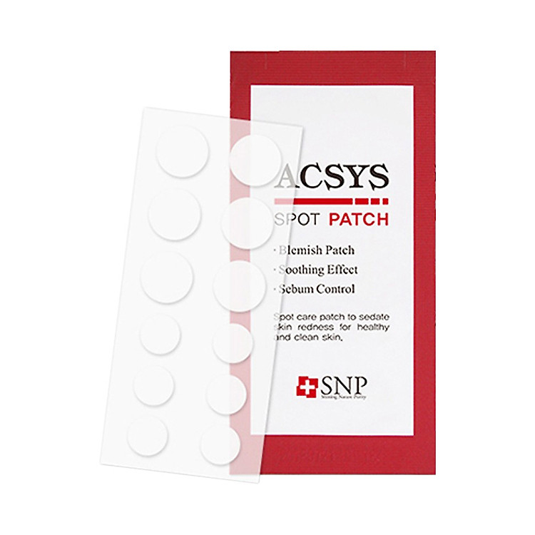 Tấm Dán Mụn Mau Lành SNP Acsys Spot Patch (12 miếng)
