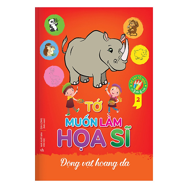 Sách Tớ Muốn Làm Họa Sĩ 2 – Động Vật Hoang Dã