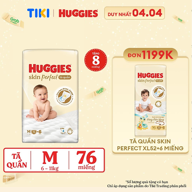 Tìm mua tại Avakids:Tã quần Huggies Skin Perfect M Jumbo, tràn ngập Khuyến mãi, Ưu đãi