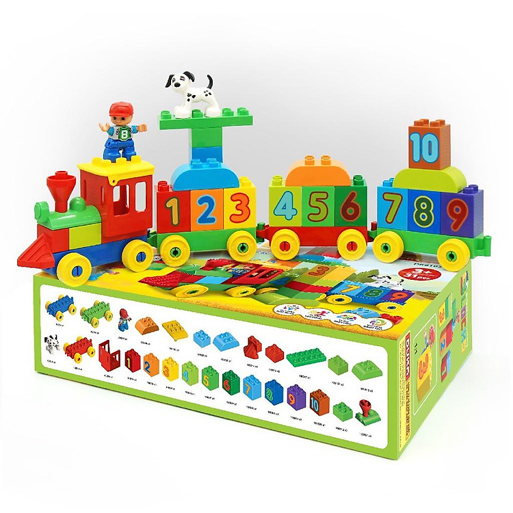 Đồ Chơi Ghép Hình Đoàn Tàu DK81021 Chính hãng Giá tốt - Hình ảnh 2