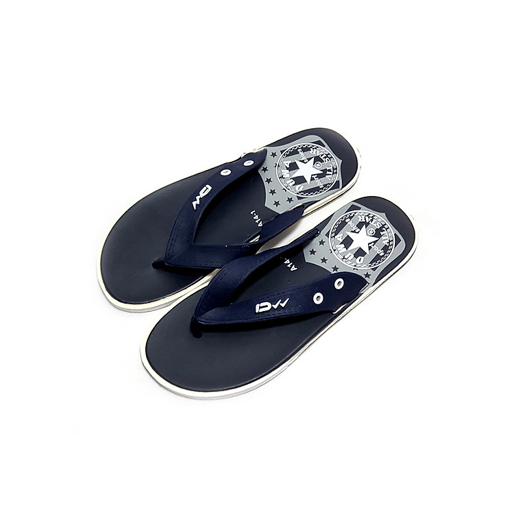 Dép nam xỏ ngón thời trang T084K339 - Xanh đen