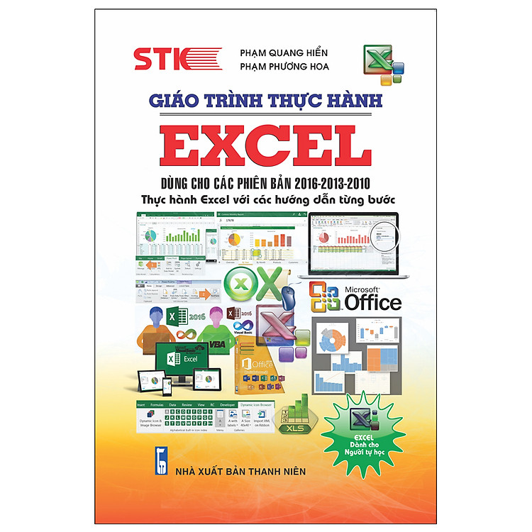 Sách Giáo Trình Thực Hành Excel - Dùng Cho Phiên Bản 2016, 2013, 2010 (Tái Bản 2019)
