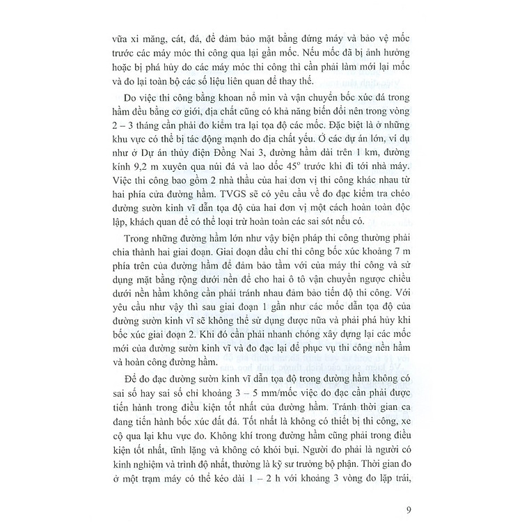 Sổ Tay Công Tác Trắc Địa Trong Thi Công Đường Hầm Và Công Trình Thủy Điện - Ảnh 7