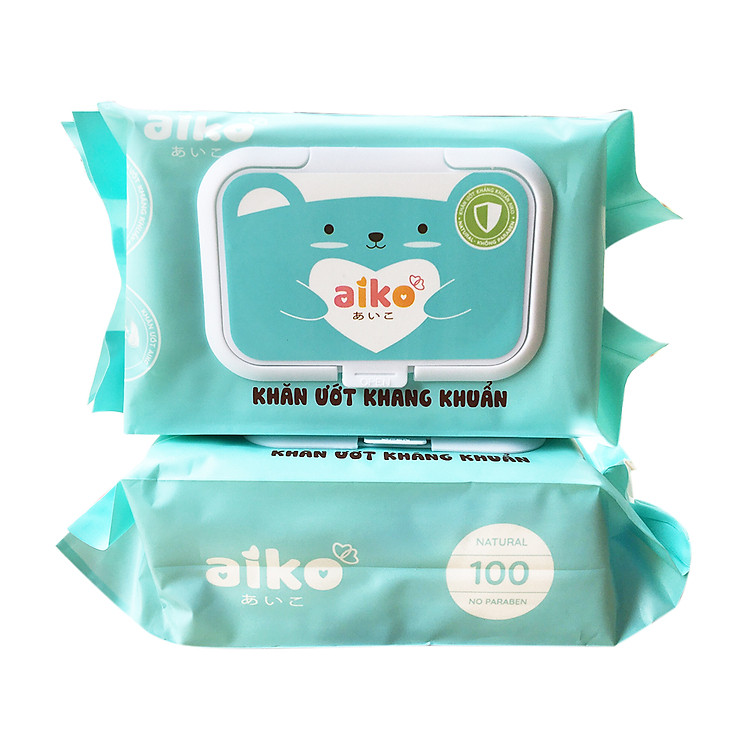 Mua Combo 10 Gói Khăn Ướt Aiko Kháng Khuẩn Uy tín Giá rẻ - Hình ảnh 2