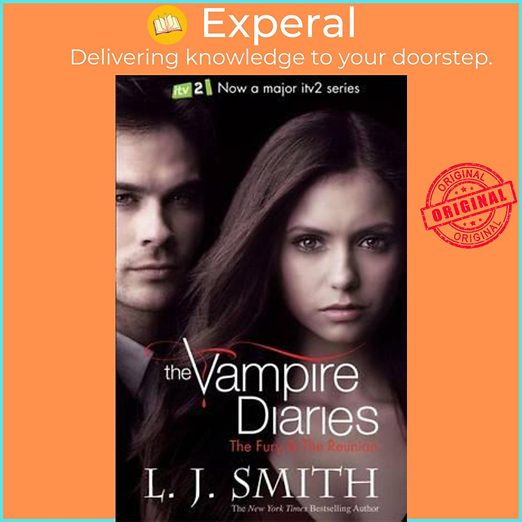 Sách - Vampire Diaries. Books. 3 & 4 : The Fury; The Reunion. Two books in one vol by L.J. Smith (UK edition, paperback)