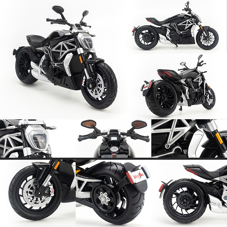 Mô hình xe mô tô Ducati X Diavel S 1:12 Chính hãng Ưu đãi - Hình ảnh 5