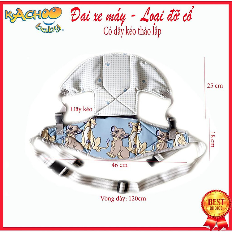 Đai xe máy an toàn cho bé Chính hãng Giá tốt - Hình ảnh 3