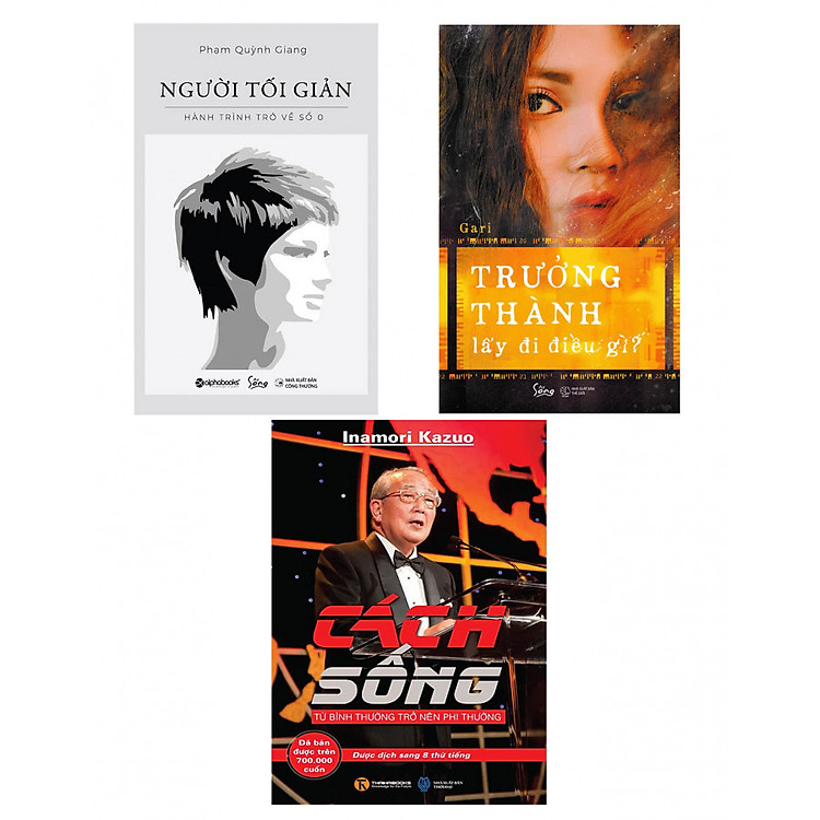 Combo Sách Kĩ Năng Người Tối Giản – Hành Trình Trở Về Số 0 + Trưởng Thành Lấy Đi Điều Gì + Cách Sống