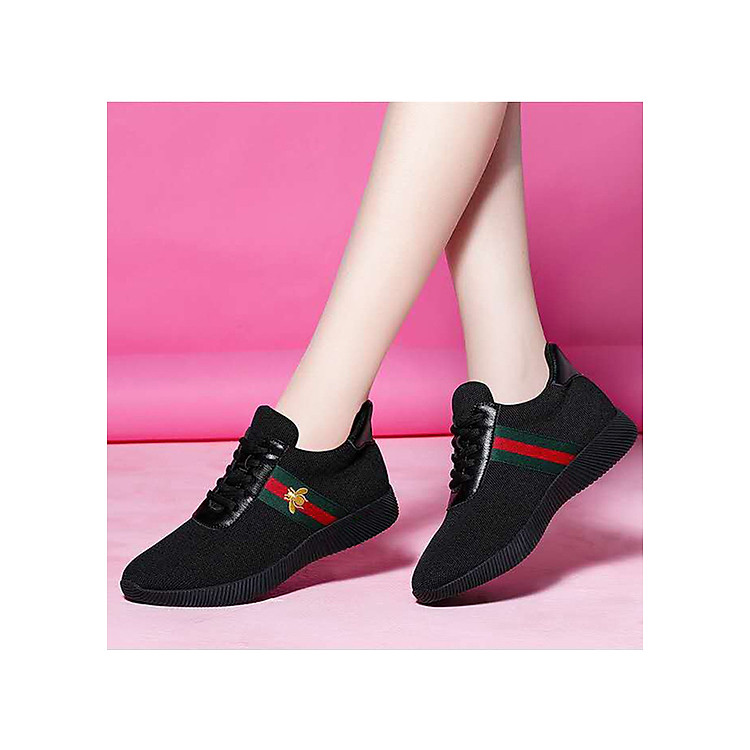 Giày Thể Thao Sneaker Nữ Họa Tiết Con Ong Thời Trang Sành Điệu 3Fashion - 3174