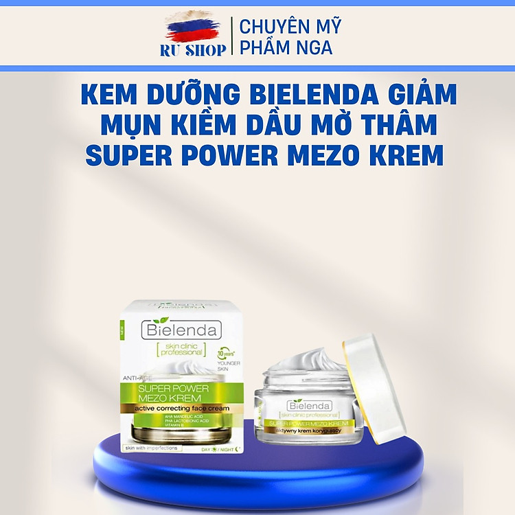 Kem Dưỡng Bielenda Xanh Lá Dưỡng Ẩm Trẻ Hóa Da