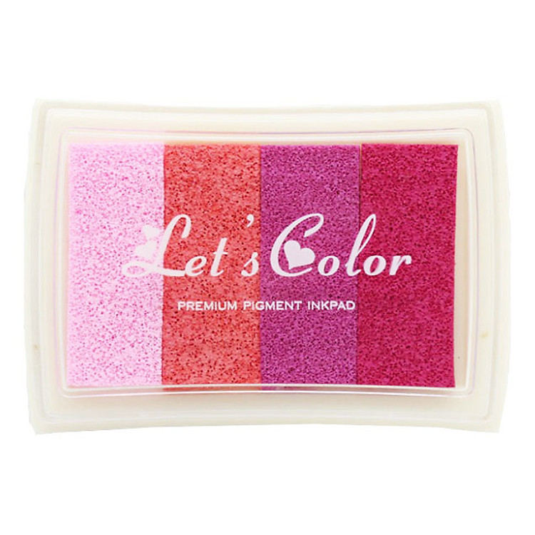 Hộp Mực Dấu 4 Màu Gradient Let's Color