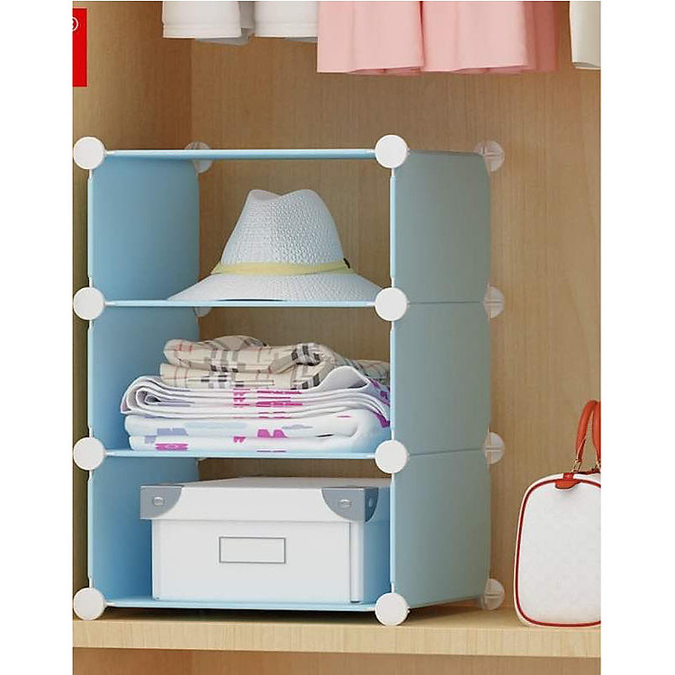 Kệ nhựa lắp ráp phân chia ngăn tủ quần áo