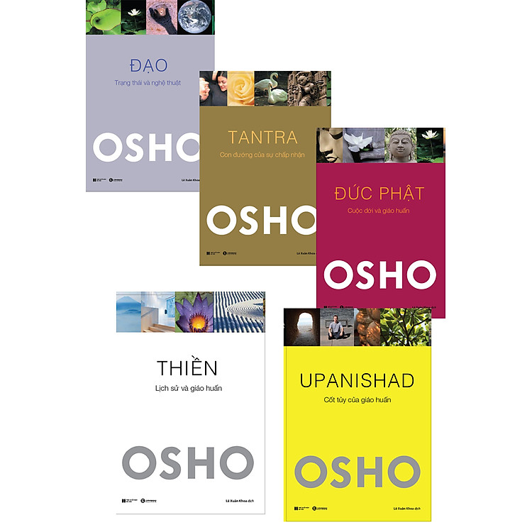 Combo Phật Pháp Ứng Dụng : Osho – Upanishad + Osho – Thiền + Osho – Đức Phật + Osho -Tantra + Osho - Đạo