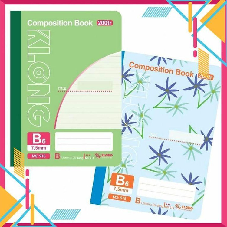 Sổ may KLONG B6 (200 trang)