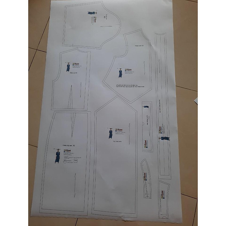 Rập giấy A0 mã 1401 (BẢN VẼ) - XL - Ảnh 5