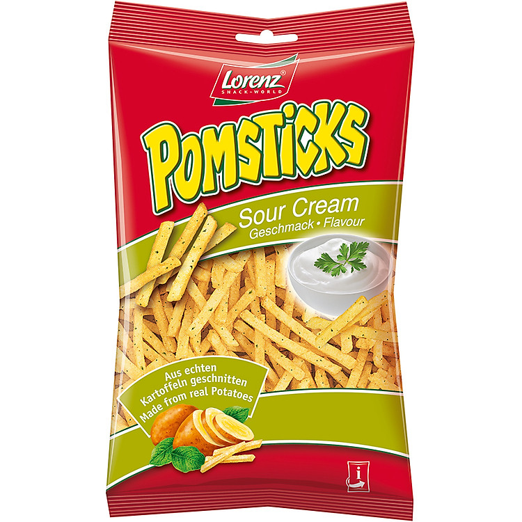 Khoai Tây Chiên Vị Kem Chua Lorenz Pomsticks Sour Cream (100g)