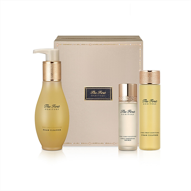 Bộ sữa rửa mặt tái sinh da OHUI The First Geniture Foam Cleanser Special Set