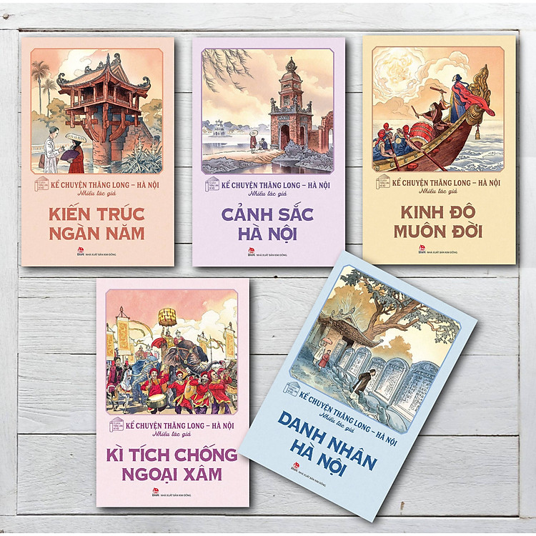 Combo Kể chuyện Thăng Long - Hà Nội (5 cuốn - NXB Kim Đồng)
