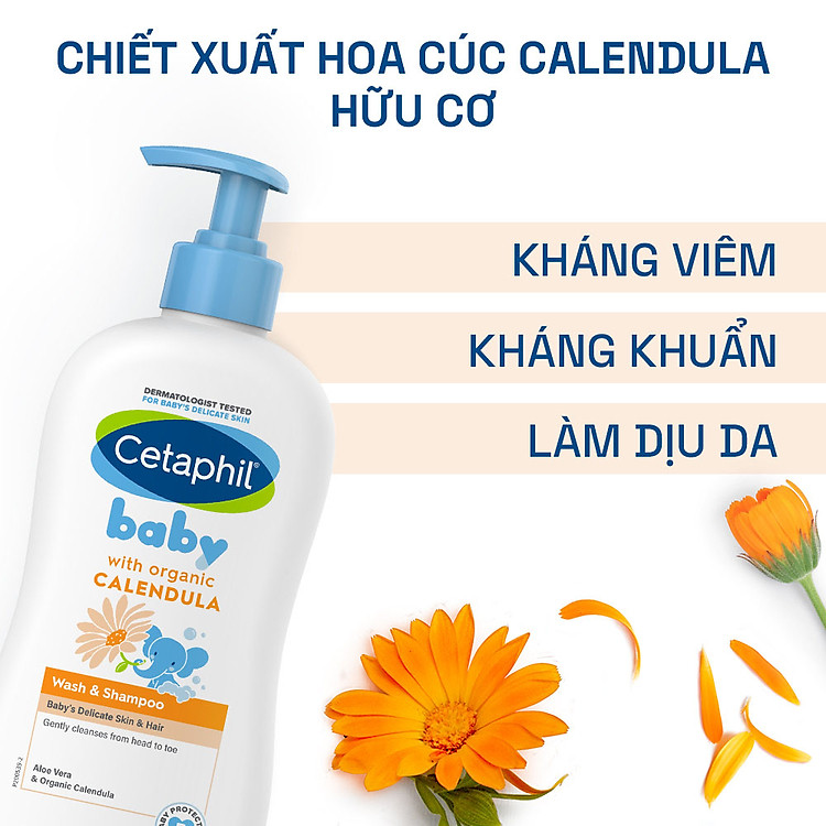 Mua Combo 2 Sữa tắm gội Cetaphil Baby Chính hãng Giá rẻ - Hình ảnh 3