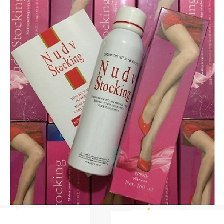 Tất phun chân và body Nudv Stocking