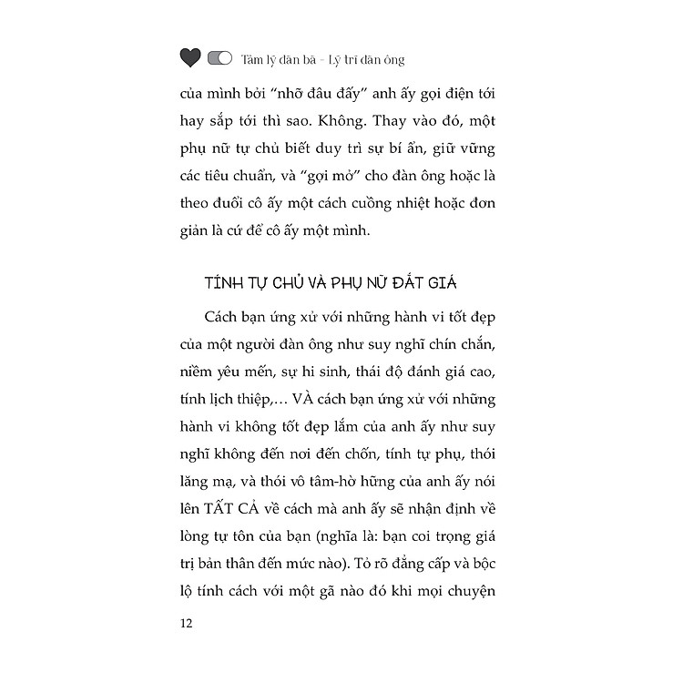 Tâm Lý Đàn Bà - Lý Trí Đàn Ông - Ảnh 7