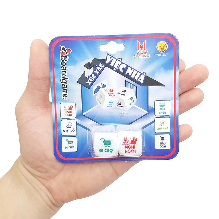 Bộ 2 Xúc Xắc Việc Nhà LHT Chính hãng Ưu đãi - Hình ảnh 5