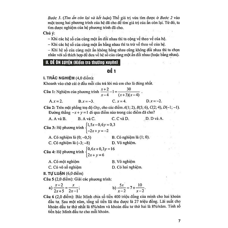 Bộ Đề Kiểm Tra Toán Lớp 9 (Bám Sát SGK Cánh Diều) - Ảnh 6
