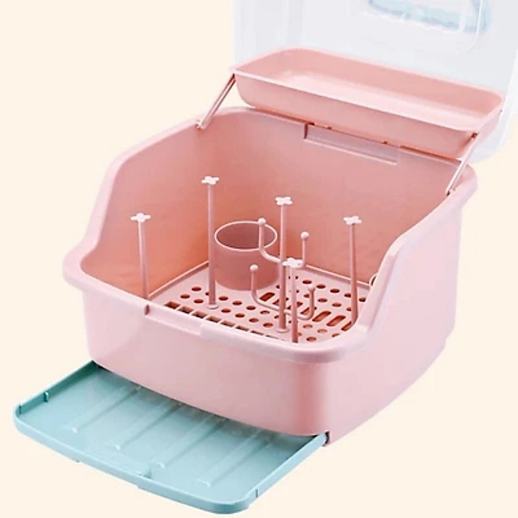 Hộp Giá Úp Bình Sữa MINIIN Có Nắp Giá rẻ - Hình ảnh 4