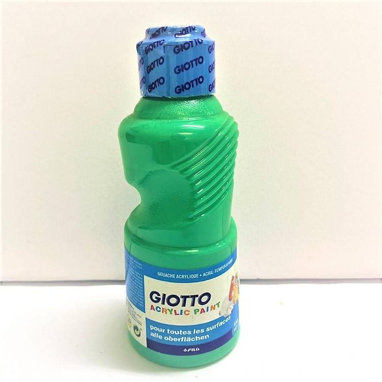 Chai màu nước sơn dầu GIOTTO Acrylic 250ml (màu vàng) - Ảnh 7