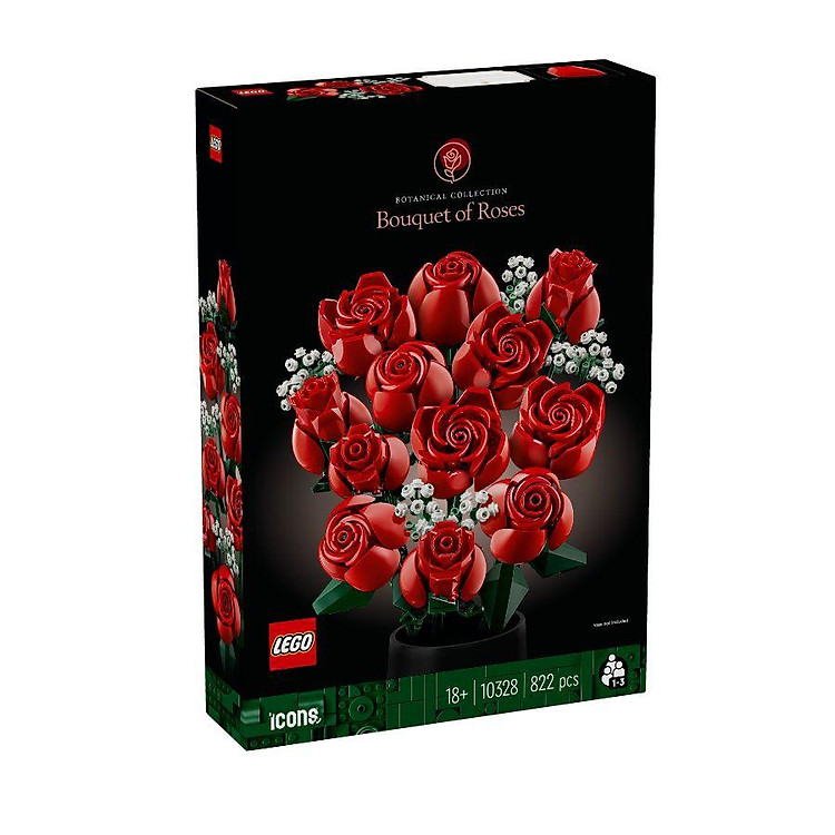 Mua tại Tiki: Đồ Chơi Lắp Ráp Hoa Hồng LEGO 10328 Chính hãng Giá rẻ