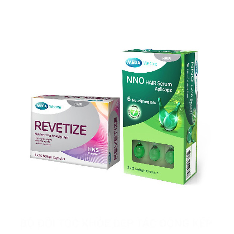 Combo NNO Hair & Revetize - phục hồi tóc hư tổn và kích thích mọc tóc