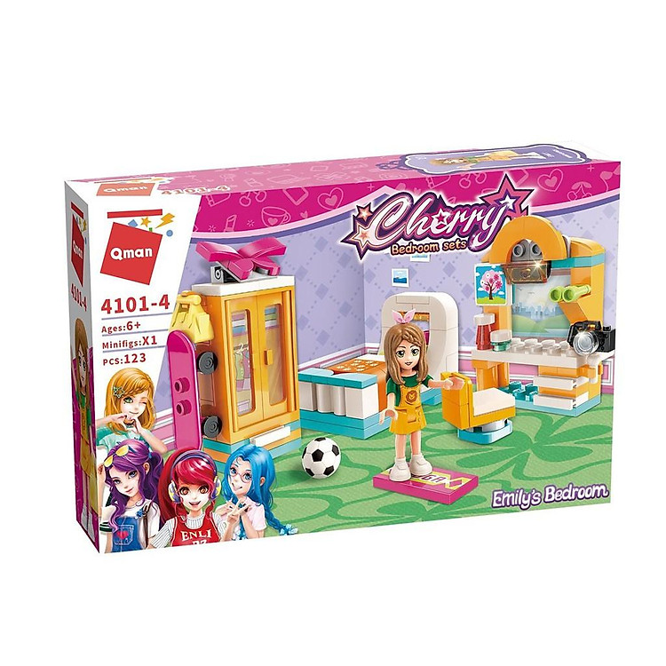 Đồ chơi xếp hình Qman 4101 cho bé Chính hãng Giá tốt - Hình ảnh 5