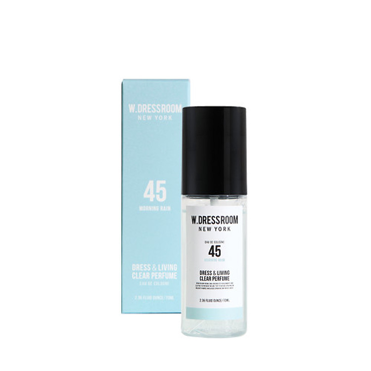 Nước xịt thơm xe ô tô, quần áo, xịt phòng mùi Mưa buổi sáng W Dressroom NO.45 -Loại 70ml (Không xịt cơ thể)