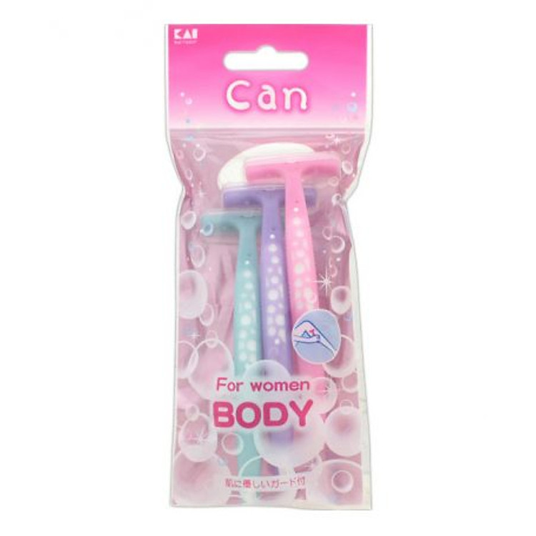 Set 3 dao cạo cho nữ CAN KAI nội địa Nhật Bản