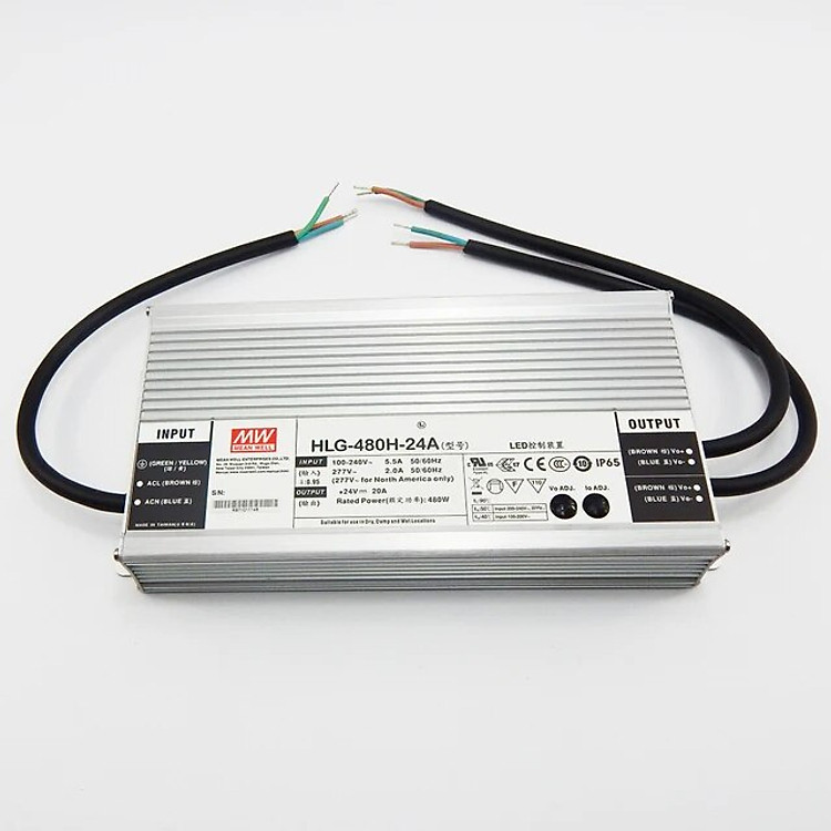 Nguồn Meanwell HLG-480H-24A Hàng nhập khẩu