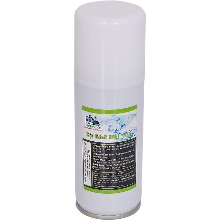 Chai Xịt Khử Mùi Giày NaNo Bạc (75ML)