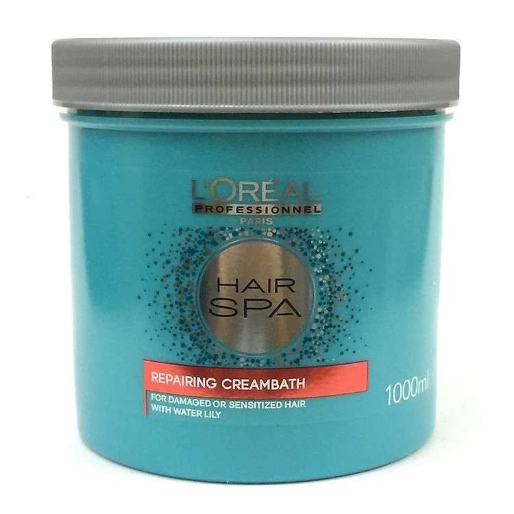 Hấp dầu L'oreal Hair Spa Deep Nourishing Creambath nuôi dưỡng suôn mượt tóc chính hãng 1000ml