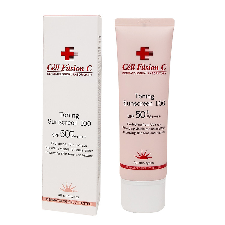 Kem Chống Nắng CELL FUSION C Nâng Tone Da SPF50 HÀN QUỐC