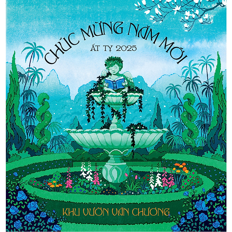 Lịch để bàn Nhã Nam Ất Tỵ 2025 – Khu vườn văn chương