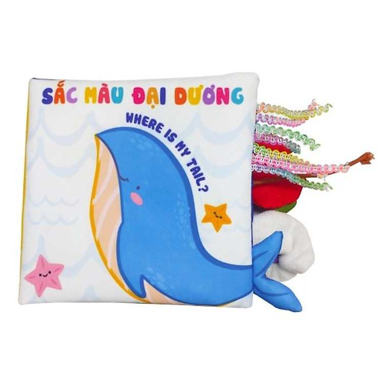 Sách vải song ngữ Anh - Việt Pipovietnam: Đuôi mình đâu - Cuốn 3