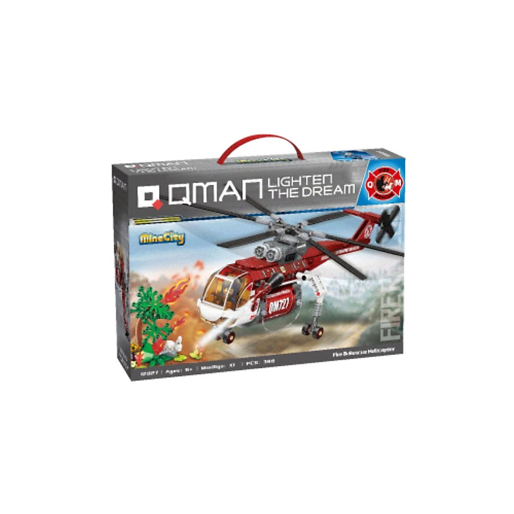 Mua Đồ Chơi Xếp Hình Qman 12027 - Trực Thăng Chính hãng Giá tốt - Hình ảnh 4