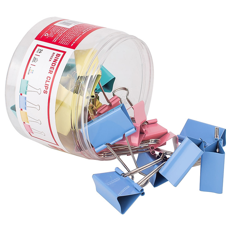 Kẹp Bướm Deli (24 chiếc) - Ảnh 7