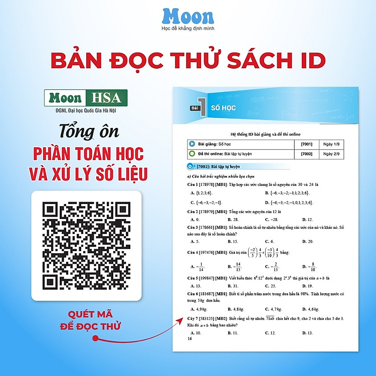 Sách ôn thi đánh giá năng lực 2025 - HSA, TSA, APT - Ảnh 2
