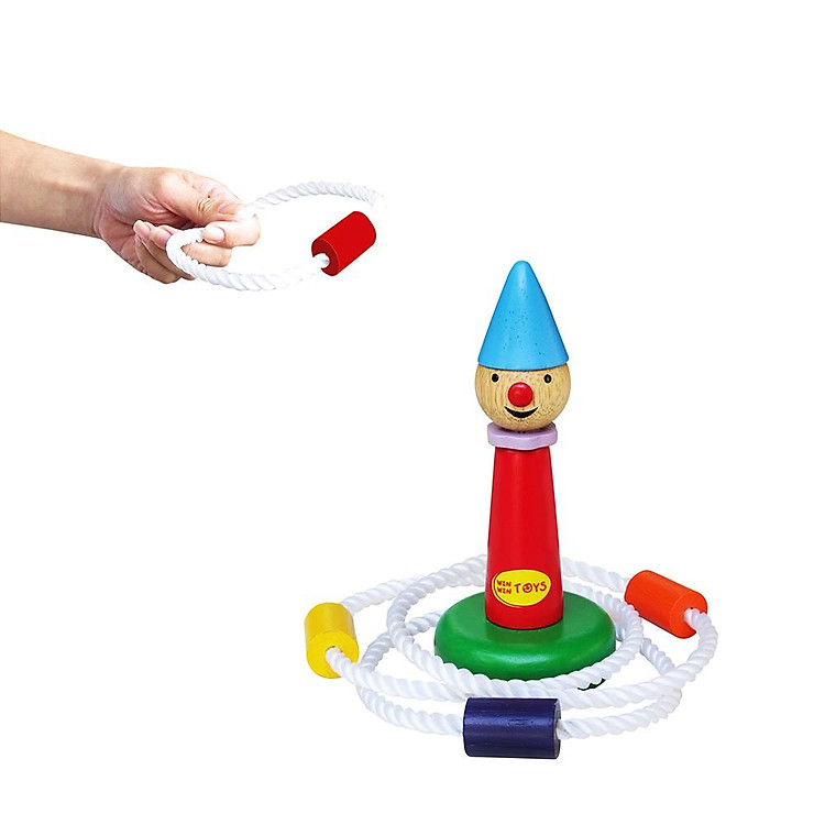 Đồ chơi gỗ Thảy vòng chú hề Winwintoys Chính hãng Tiết kiệm - Hình ảnh 2