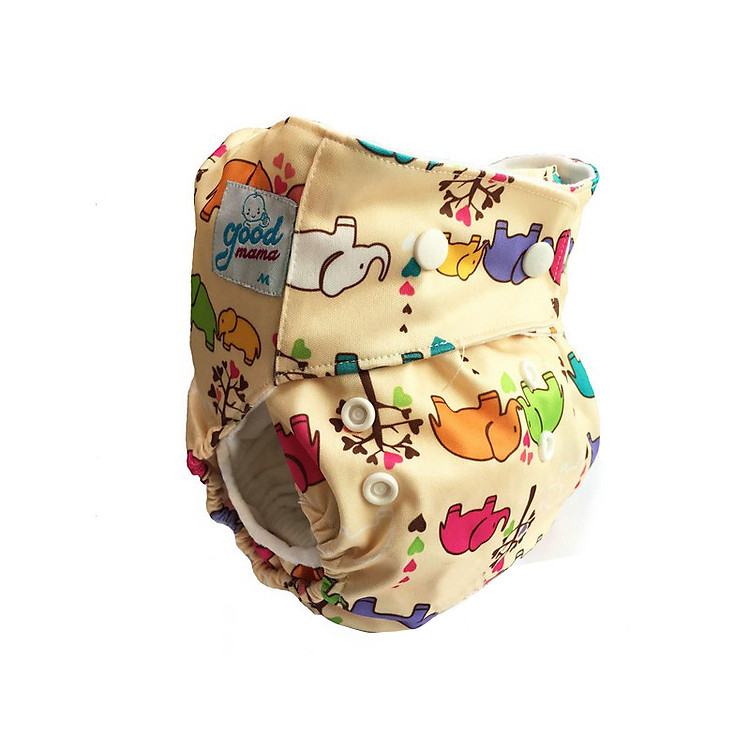 Bỉm vải Goodmama siêu chống tràn Hình voi con