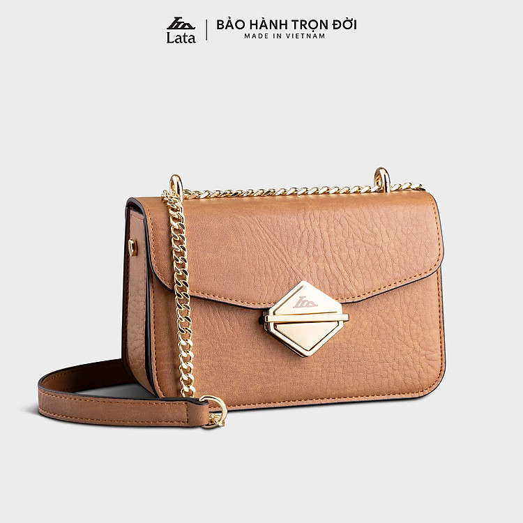 Túi Lata ( Thời trang nữ đi chơi size 17 - Túi đeo chéo da HN97 )