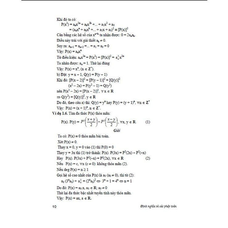 Chuyên Khảo Đa Thức Bồi Dưỡng Học Sinh Giỏi Chuyên Toán - Ảnh 4