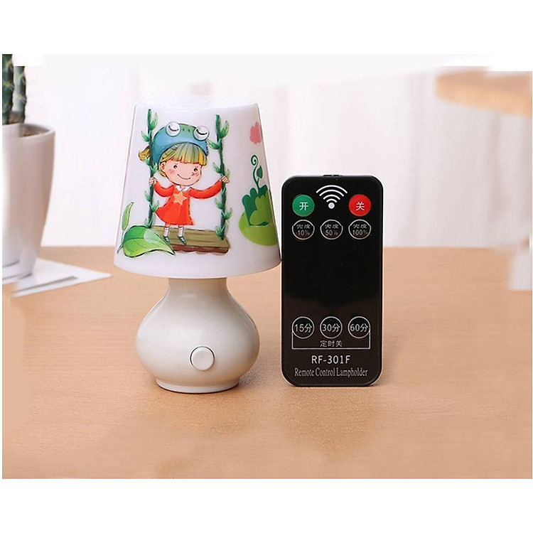 Đèn Ngủ Có Điều Khiển Kiểu Đèn Chụp